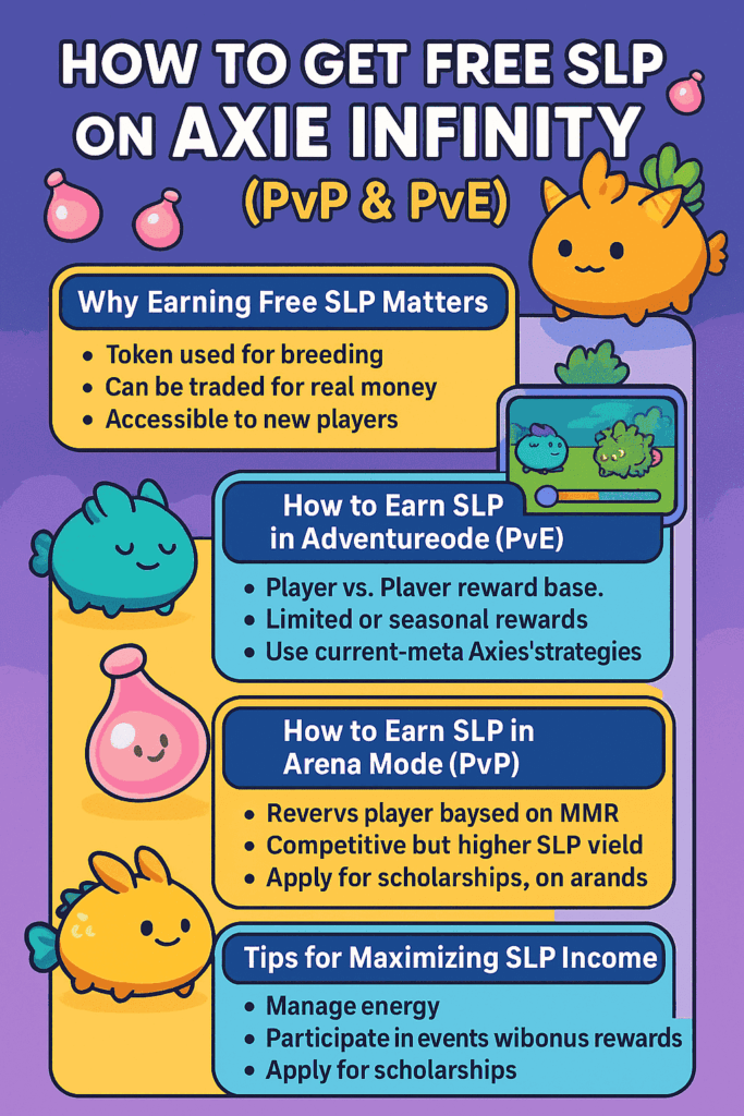 Get free slp on axie infinity